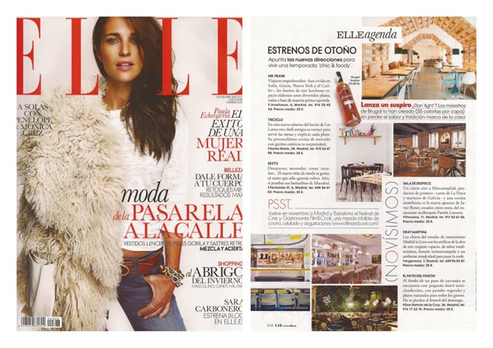Revista ELLE/ Octubre 2013
